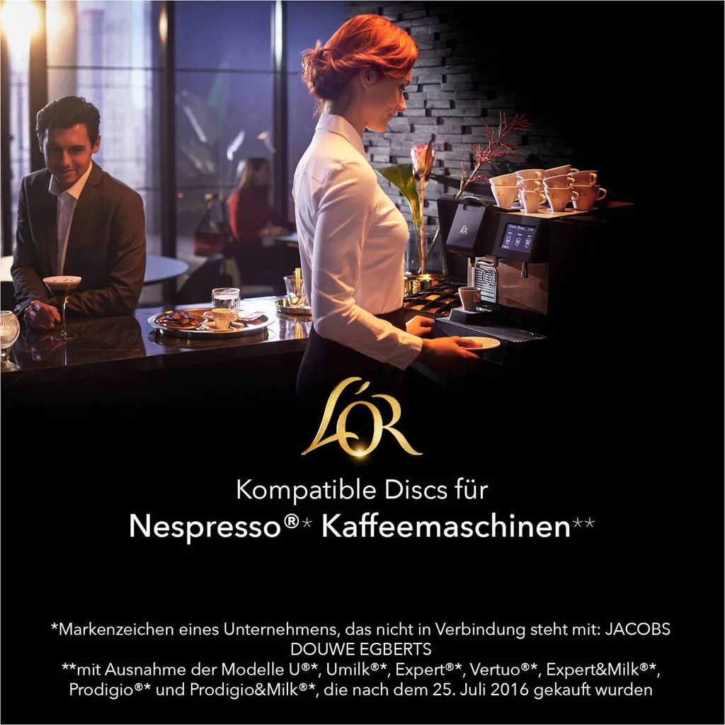 L'OR Kapseln Forza 9 Espresso 5 X 20 Nespresso®* Kompatible Kaffeekapseln 6 L'OR Kapseln Forza 9 Espresso 5 X 20 Nespresso®* Kompatible Kaffeekapseln – Bild 4