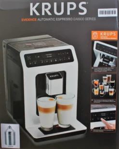 Krups EA891D Evidence Kaffeevollautomat - 2,3L, OLED-Bedienfeld Mit Touchcreen, Edelstahl-Kegelmahlwerk 1450W, Metall -Kaffeegetränkeladen ec23c9b524b7b255e257d98cdbaba093