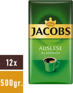 JACOBS Auslese Klassisch Filterkaffee 12x500g Kaffee Gemahlen 15 JACOBS Auslese Klassisch Filterkaffee 12x500g Kaffee Gemahlen -Kaffeegetränkeladen ec63005238457badac62ccda63817cba