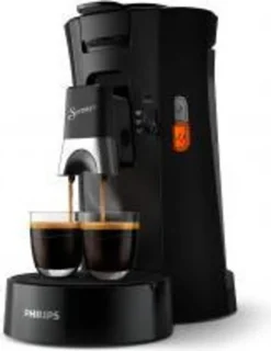 Philips CSA230/69 Senseo Select Schwarz Padmaschine 0,9 L Entkalkungserinnerung