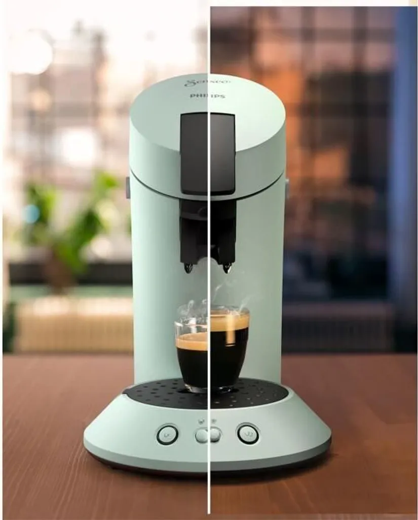 PHILIPS SENSEO Original Plus CSA210 / 23 Pads Kaffeemaschine - Mint 5 PHILIPS SENSEO Original Plus CSA210 / 23 Pads Kaffeemaschine - Mint – Bild 3