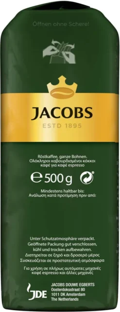 JACOBS Kaffeebohnen Krönung Aroma-Bohne Kräftig 6x500g Ganze Kaffee Bohnen 11 JACOBS Kaffeebohnen Krönung Aroma-Bohne Kräftig 6x500g Ganze Kaffee Bohnen -Kaffeegetränkeladen eff377cb89638dc55ce8fe0f7039e000