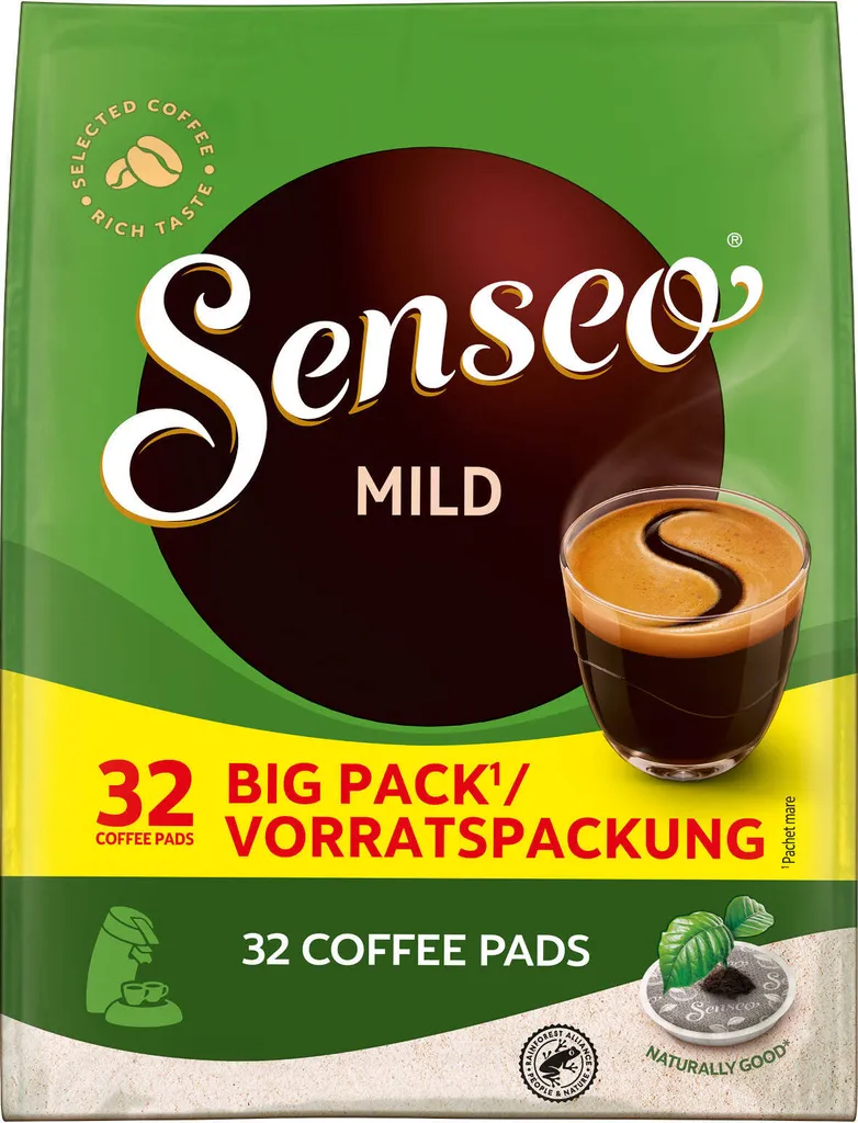 SENSEO Pads Mild Senseopads 5 X 32 Getränke Vorteilspack 4 SENSEO Pads Mild Senseopads 5 X 32 Getränke Vorteilspack – Bild 2
