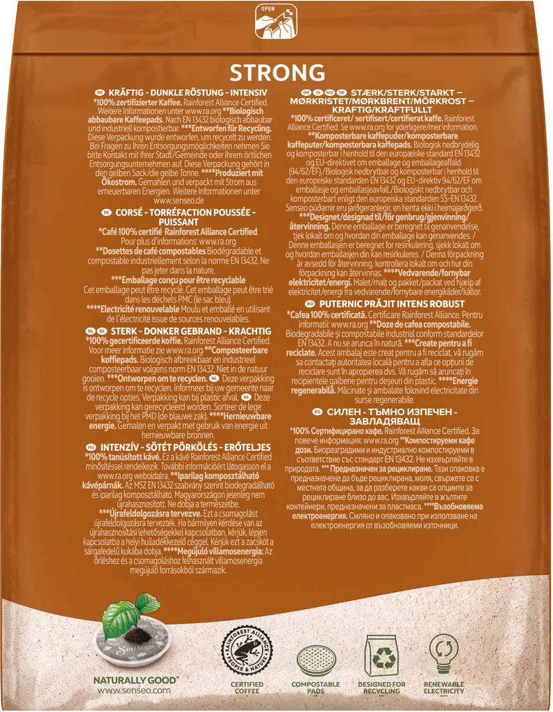 SENSEO Pads Strong Senseopads Stark 5 X 32 Getränke Vorteilspack 6 SENSEO Pads Strong Senseopads Stark 5 X 32 Getränke Vorteilspack – Bild 4