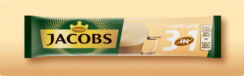 Jacobs 3in1 Sticks Café Latte | Löslicher Kaffee | 10 Portionen 7 Jacobs 3in1 Sticks Café Latte | Löslicher Kaffee | 10 Portionen – Bild 5