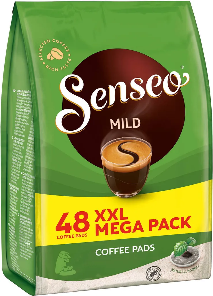 SENSEO Pads Mild Senseopads 48 Getränke Kaffeepads XXL Pack 4 SENSEO Pads Mild Senseopads 48 Getränke Kaffeepads XXL Pack – Bild 2