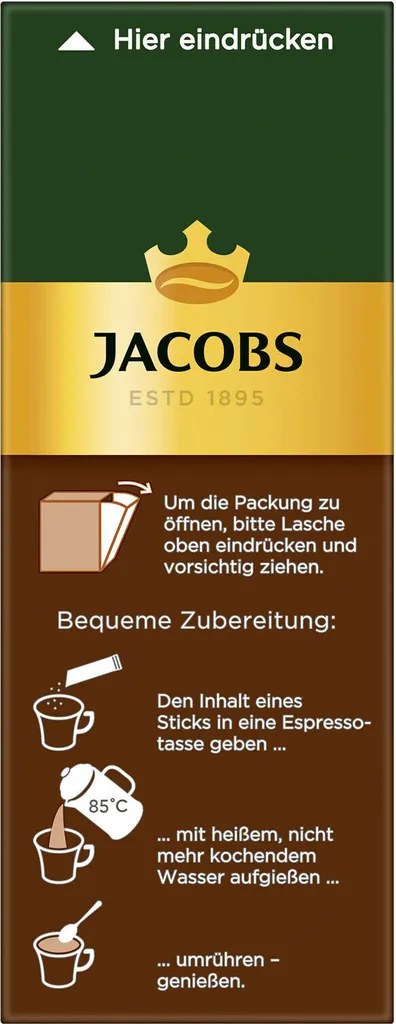 JACOBS Espresso Löslicher Kaffee 12er Pack - 12 X 25 Sticks 7 JACOBS Espresso Löslicher Kaffee 12er Pack - 12 X 25 Sticks – Bild 5
