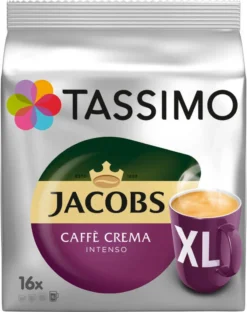 TASSIMO Jacobs Caffè Crema Intenso XL 5er Pack T Discs Kapseln 5 X 16 Getränke -Kaffeegetränkeladen f295627fa159a731b891c5943a0e214a