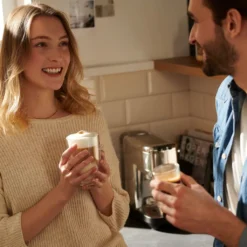Tchibo Siebträger Espressomaschine „Lapressa“, Mit Doppelauslauf Und Milchaufschäumdüse (15 Bar, 980ml Wassertank), Inkl. Zwei Doppelwandigen Sieben, Für Espresso Und Milchschaum, Edelstahl -Kaffeegetränkeladen f4340e0391f15df1b772eb2481ec72ea