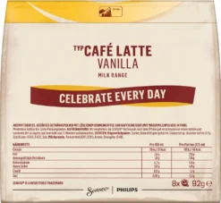 Senseo Café Latte Vanilla 10er Pack Kaffee Pads 10x 8 Pads, 80 Getränke 25 Senseo Café Latte Vanilla 10er Pack Kaffee Pads 10x 8 Pads, 80 Getränke -Kaffeegetränkeladen f48e65e4bf9f57887d823069f05e647f