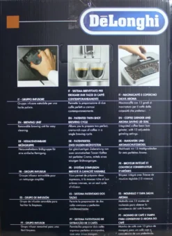 De'Longhi DeLonghi ECAM 25.120.B Kaffeevollautomat Schwarz -Kaffeegetränkeladen f6f1d77e1d060179a5c571f5022dc800