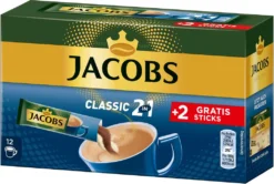 JACOBS Löskaffee Classic 2in1 Löslicher Kaffee 12 X 10+2 Sticks Instantkaffee -Kaffeegetränkeladen f74162e8b4860b99a17b400345c95bd1
