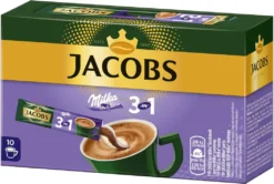 JACOBS Löskaffee 3in1 Milka®* 12x10 Sticks Löslicher Instantkaffee 120 Getränke -Kaffeegetränkeladen fac902ece26a9dc2f02050e18d403266