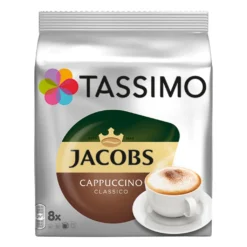 Tassimo Jacobs Cappuccino Classico (5 X 8 Getränke) -Kaffeegetränkeladen fb8a48aa6d5c65b5e02e5f9383985946