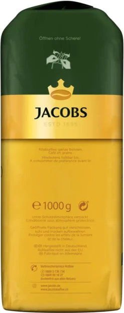 JACOBS Kaffeebohnen Expertenröstung Crema Italiano 3 Kg Geröstete Bohnen+ 1 Jacobs Barista Becher+ 1 Dose 18 JACOBS Kaffeebohnen Expertenröstung Crema Italiano 3 Kg Geröstete Bohnen+ 1 Jacobs Barista Becher+ 1 Dose -Kaffeegetränkeladen fbbe40d7690cbafad7f66640b4d82c08 1