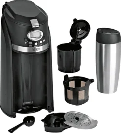 Kaffeemaschine Mahlwerk Filterkaffeemaschine To Go Isolierbecher Timer Display -Kaffeegetränkeladen fbc0ae309d0d56bc7de714b448ad8066