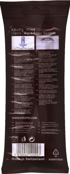 4 KRUPS Claris Filterpatrone F088 8 4 KRUPS Claris Filterpatrone F088 -Kaffeegetränkeladen fbf384eb03ead519c7d8df7f986465b0